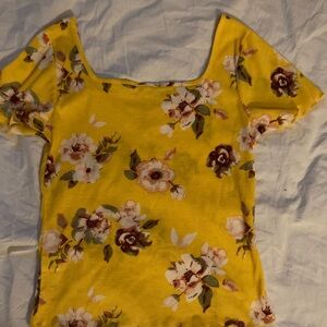 womens yellow top